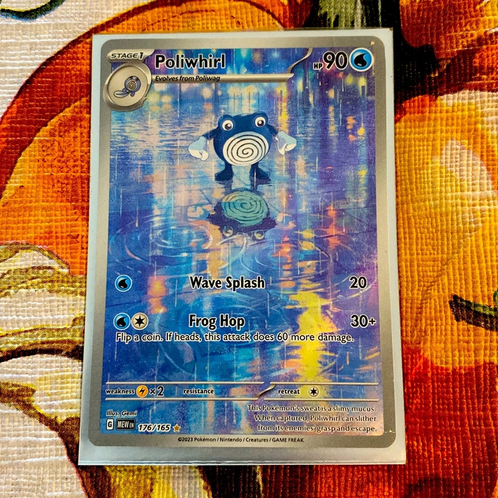 Pokémon 151 - Poliwhirl 176/165 Art Rare NM/Mint